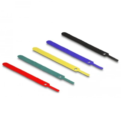 Afbeelding van Delock Klett Kabelbinder L 150 x B 12 mm farbig Set 10 Stück