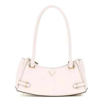 Afbeelding van GUESS Schoudertas Rosalba Top Zip Shoulder Bag Cream White Crème