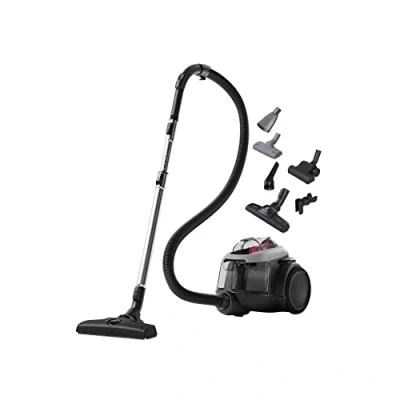 Afbeelding van Electrolux Animal 600, stofzuiger zonder zak, accessoires voor dierenharen, 6 filterstappen, ruimtebesparend, cycloontechnologie, 55% gerecyclede materialen, EL61A4UG, grijs