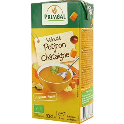 Afbeelding van Primeal Veloute soep pompoen kastanje 330 ml