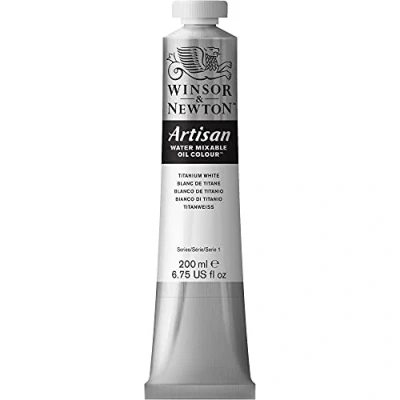 Afbeelding van Winsor &amp; Newton 8840484 Artisan watervermengbare olieverf, hoge pigmentconcentratie, goede dekkingskracht en lichtechtheid 200ml Tube, Titanium White