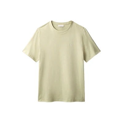 Afbeelding van Calvin Klein Jeans Heren SS Smooth CTTN Solid CREWNK TEE LV040HM265 T shirts, Beige (Winter Pear), XS, XS