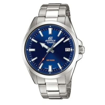 Afbeelding van Casio Edifice EFV 100D 2AVUEF Herenhorloge 40 mm Zilverkleurig
