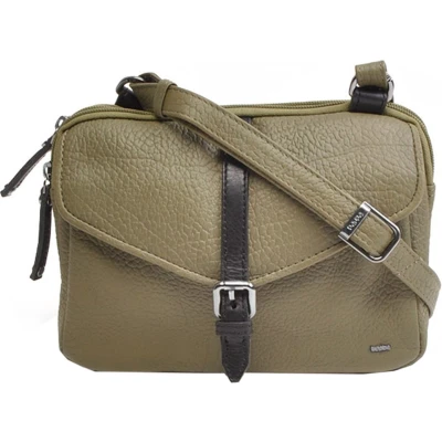 Afbeelding van Berba Kleine Schoudertas / Crossbody Tas Dames Leer Chamonix Groen