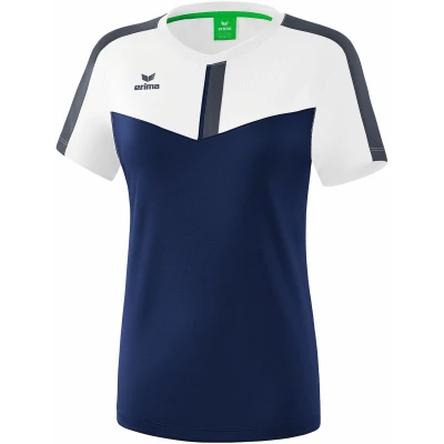 Afbeelding van Squad T shirt dames wit/new navy/slate grey / 40