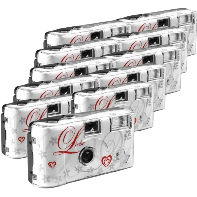 Afbeelding van Love White Wegwerpcamera 11 stuk(s) Met ingebouwde flitser