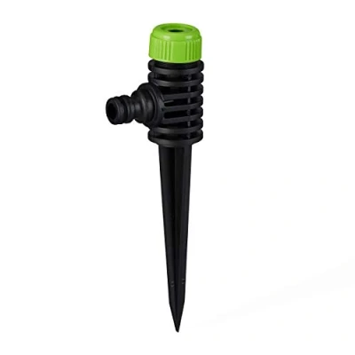 Afbeelding van Relaxdays cirkelsproeier tuin sprinkler gras tuinsproeier met grondpin watersproeier