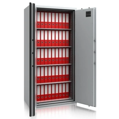 Afbeelding van De Raat Combi Paper S1 490 Inbraak en brandwerende documentenkast 187 x 95 51 cm Dubbelbaard Sleutelslot