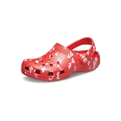 Afbeelding van Crocs Unisex Kids Classic Vday Klomp T, Kers Rood, 5 UK Child