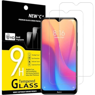 Afbeelding van NEW&#039;C 2 Stuks, Screen Protector voor Xiaomi Redmi 8, 8A, Gehard Glass Schermbeschermer Film 0.33 mm ultra transparant, resistent