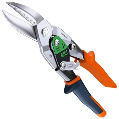 Afbeelding van Presch Plaatschaar Rechts Hoogwaardig Droogbouwgereedschap voor het Knippen van Plaatmateriaal Metaalschaar Rechtsknippend met Hefboommechaniek