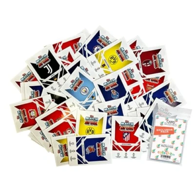 Afbeelding van Bundel met Match Attax CL 2024/25 Trading Cards 50 verschillende, willekeurige kaarten + exclusieve Collect it hoezen