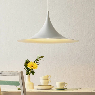 Afbeelding van Gubi hanglamp Semi, Ø 60 cm, wit