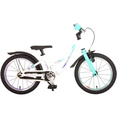Afbeelding van Volare Kinderfiets Glamour 16 inch Wit met licht blauw