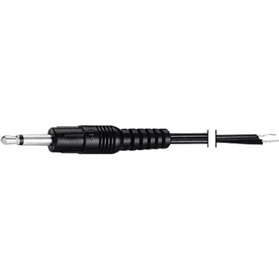 Afbeelding van VOLTCRAFT Jackplug aansluitkabel male 2.5 mm Open kabeleinde Mono Aantal polen: 1 Inhoud: stuk(s)