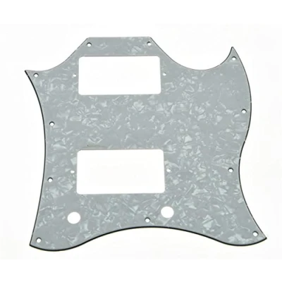 Afbeelding van KAISH witte parel standaard SG volledig gezicht gitaar Pickguard voor USA speciale