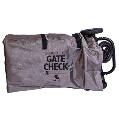 Afbeelding van Childress Deluxe Gate Checktas voor enkele en dubbele auto hoogwaardige, robuuste duurzame luchtreistas, handgrepen (kleur: grijs), grijs, modern
