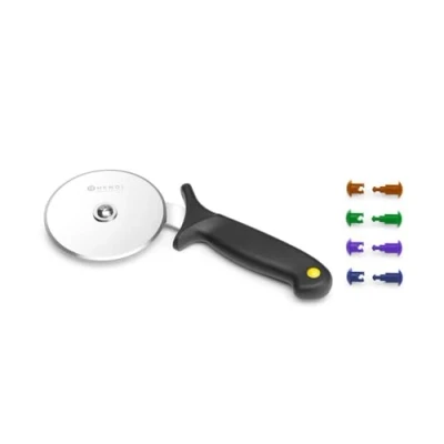 Afbeelding van Hendi Pizzasnijder RVS Professionele Pizzaroller Pizzames Universeel Ø10 x Lengte: 23cm