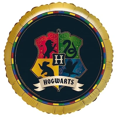 Afbeelding van Amscan 4581575 Standaard Folieballon Harry Potter Huizen, 45 cm, Heliumballon, Zweinstein, Verjaardag, Mottoparty