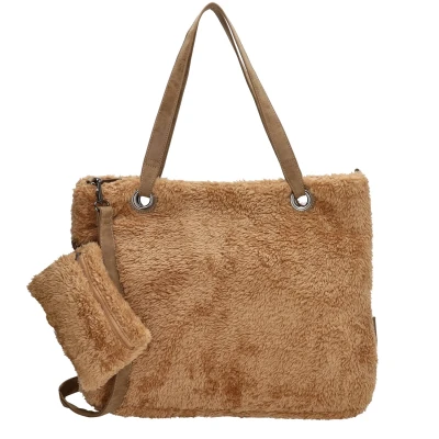 Afbeelding van Enrico Benetti Teddy Shopper camel Damestas