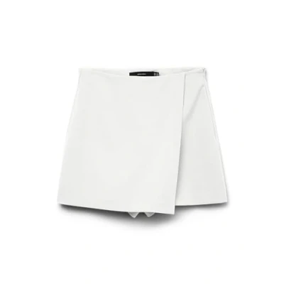 Afbeelding van Vero Moda Vmmelina Short Skort Solid Shorts, Dames, Maat: XS, Snow white