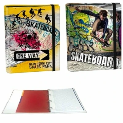Afbeelding van Ringmap SENFORT Skateboard Multicolour A4