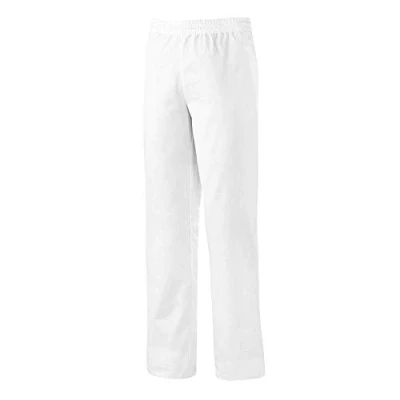 Afbeelding van BP 1645 400 21 2XLl uniseks broek, met elastiek in de taille, 215,00 g/m² stofmix, wit,
