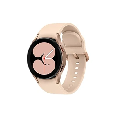 Afbeelding van Samsung Galaxy Watch4, ronde Bluetooth smartwatch, Wear OS, fitnesshorloge, fitnesstracker, 40 mm, goud (Duitse versie)