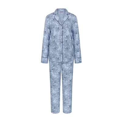 Afbeelding van TRIUMPH Pyjama marine / lichtblauw