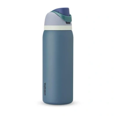 Afbeelding van Owala FreeSip Geïsoleerde waterfles van roestvrij staal met rietje voor sport en reizen, lekvrij, BPA vrij, 945 ml, denim