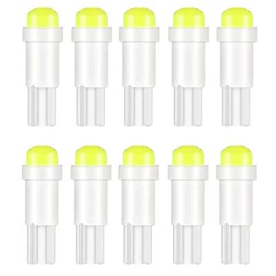 Afbeelding van Magnet 10 vervangende lampen T5 koepel LED COD kwaliteit SMD auto, boot, dashboard, snelheidsmeter, interieur