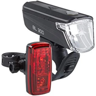Afbeelding van Büchel verlichtingsset Osram batterij 15/30 lux wit/rood
