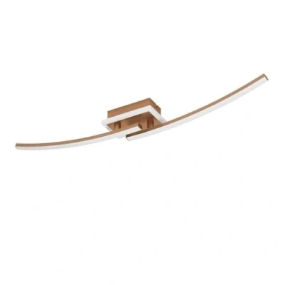 Afbeelding van EGLO Lungolago Plafondlamp LED 75 cm Brons/Wit Dimbaar
