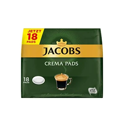 Afbeelding van Jacobs Pads Crema, 90 Senseo compatibele koffiepads UTZ gecertificeerd, 5 pack, x 18 drankjes