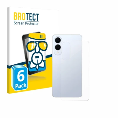 Afbeelding van BROTECT Screenprotector voor Samsung Galaxy S25 Edge (Achterkant) Folie Beschermfolie Beschermglas transparant (6 Stuks)