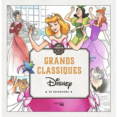 Afbeelding van Disney Grands Classiques art therapie Kleurboek voor volwassenen