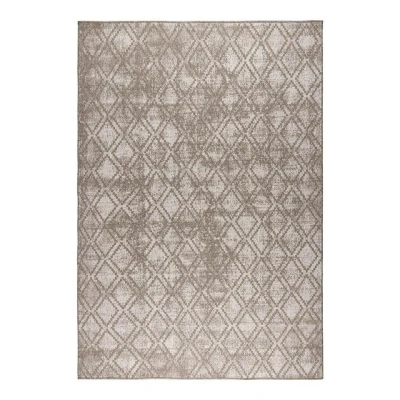 Afbeelding van Rond Buitenkleed Frost Bruin/grijs dubbelzijdig EVA Interior 200 cm ...