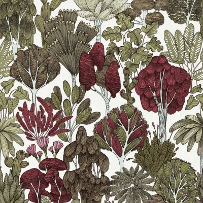Afbeelding van AS Creation AP Floral Impression 37757 1 377571 Geel / Rood
