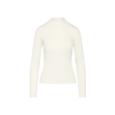Afbeelding van s.Oliver Langarm MIT Struktur UND Stehkragen Trui, Dames, Maat: 32, Creme