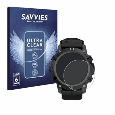 Afbeelding van Savvies Screenprotector voor Garmin Descent G2 Folie Beschermfolie transparant (6 Stuks)