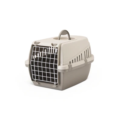 Afbeelding van Savic Trotter 1 Happy Planet Kattenvervoersbox 49x33 cm Mokka Graniet Grijs