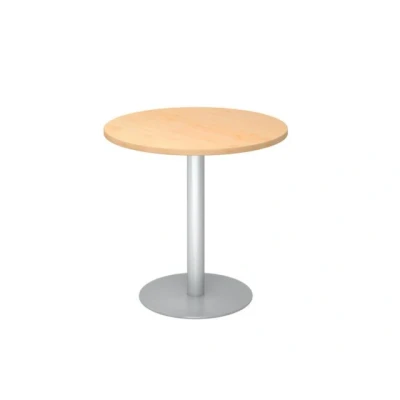 Afbeelding van Bistro F80R S Systeem conferentietafel Beuken / Zilver
