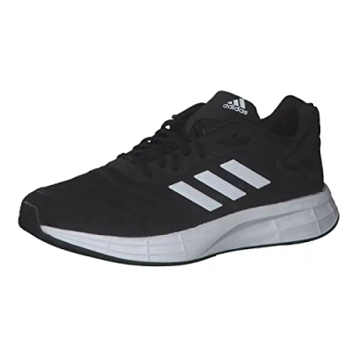 Afbeelding van adidas Performance Duramo 10 Hardloopschoenen voor op de weg, Heren, Maat: 44 2/3, Core black/footwear white Textiel/ synthetisch