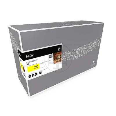 Afbeelding van AS13653 Astar HP 653A CLJ toner geel rebuilt 16500pagina&#039;s chip