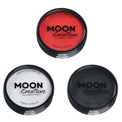 Afbeelding van Moon Creations Professionele watergeactiveerde gezichtsverf Assortiment van 3 kleuren