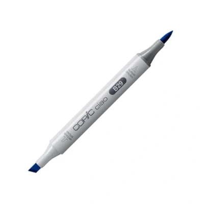 Afbeelding van COPIC Ciao Marker Type B 29, Ultramarijn, veelzijdige layout marker, op alcoholbasis, met een medium breedte en penseelpunt