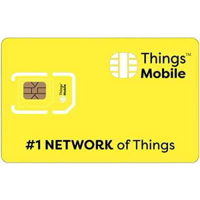 Afbeelding van GPRS SIM kaart met wereldwijde dekking en 10 incl. creditcard.
