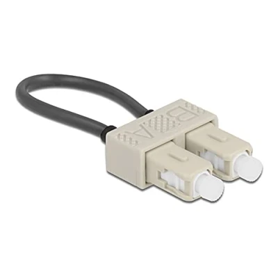 Afbeelding van Delock LWL Loopback Adapter SC / OM2 Multimode beige