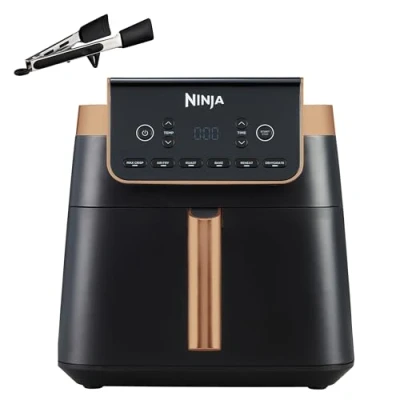 Afbeelding van Ninja Airfryer XXL Max Pro 6.2 liter 6 Kookprogramma&#039;s in Hoogte Verstelbare Plaat 2024 Model AF180EU Brons