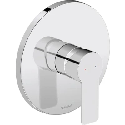 Afbeelding van Duravit D Code ééngreeps inbouw douchemengkraan, 1 verbruiker, DC4210010010
